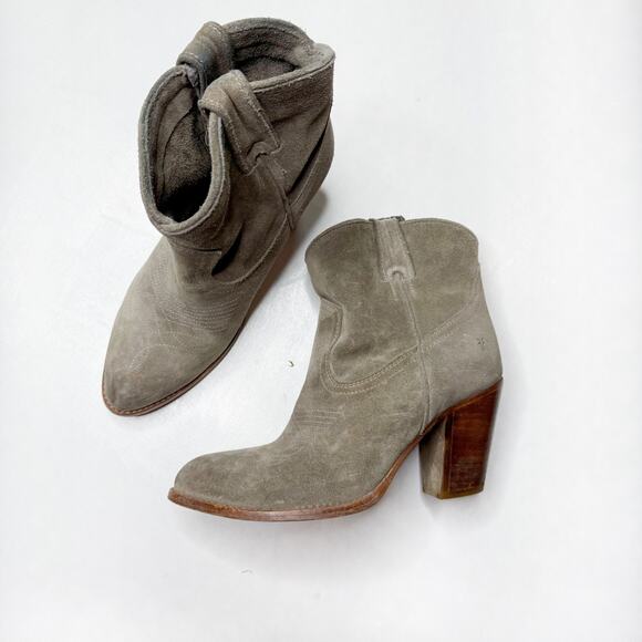 FRYE Gray Booties - Picture 2 of 4